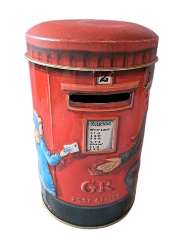 Vintage tin post office - tin, g